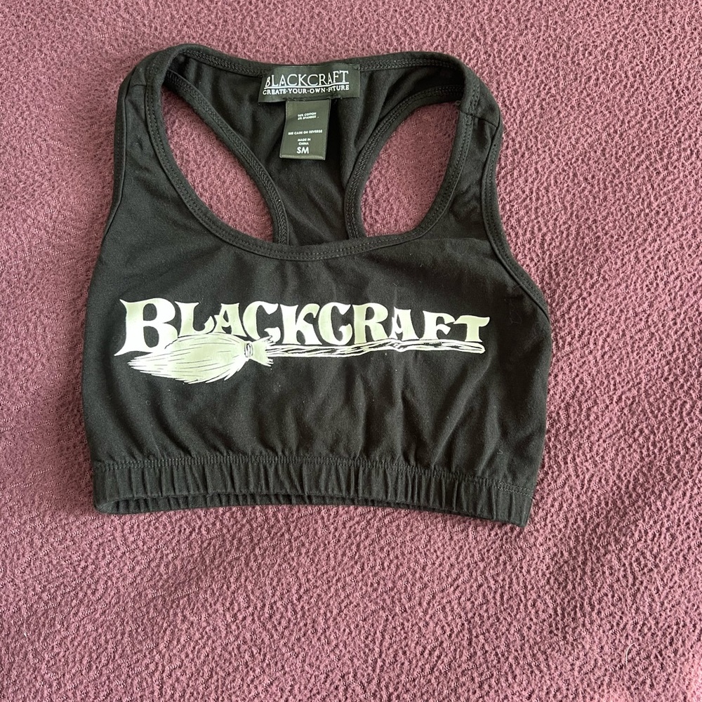 Black Craft Cult sports bra. Size small Never worn! Sold out on website